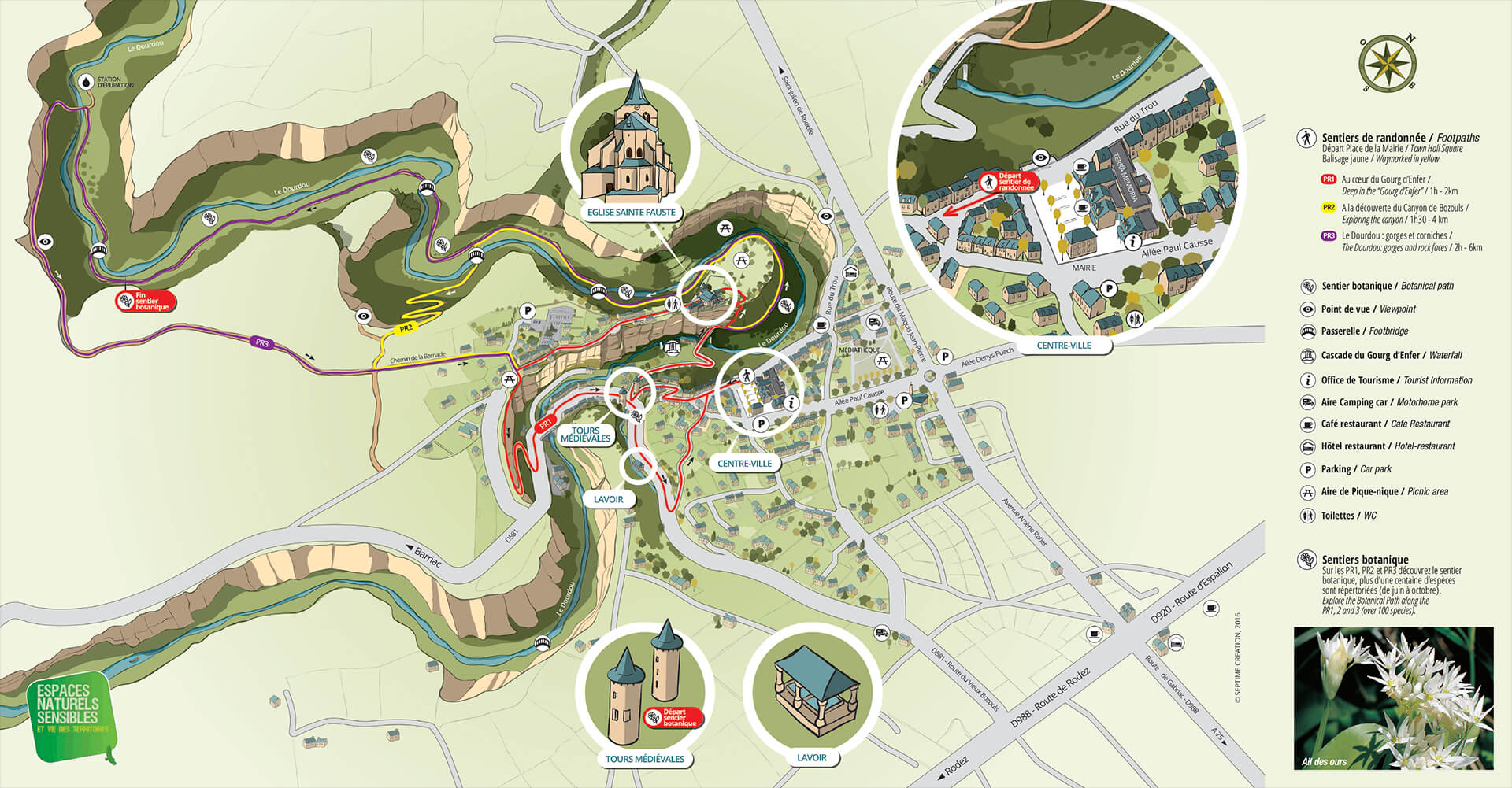 Bozouls map